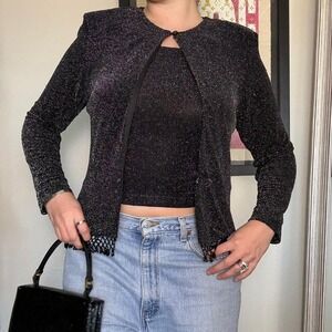 Holiday beaded glam sparkly trendy vintageset